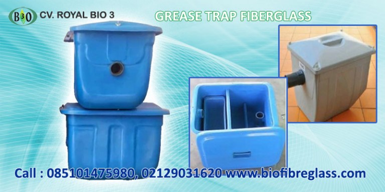 Grease Trap Fiberglass |Alat Penjebak Lemak Dan Minyak